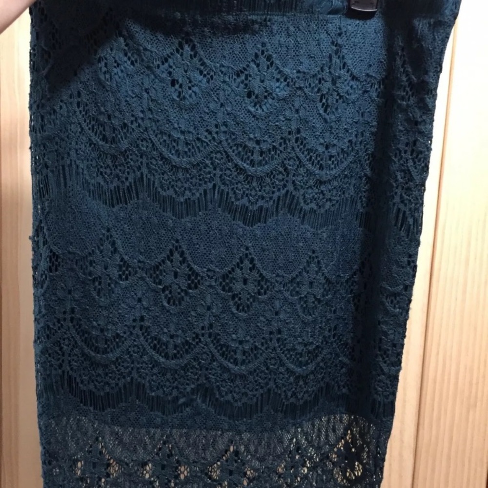 Rue 21 teal pencil skirt